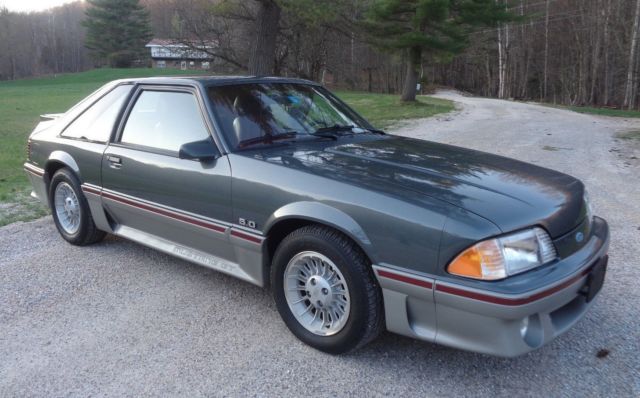 1987 Gray Ford Mustang Coupe
