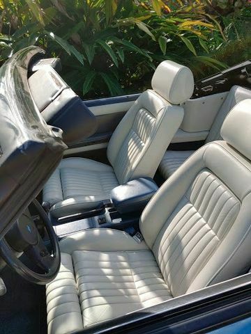 1987 Blue Ford Mustang --