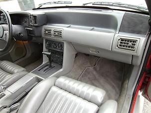 1987 Red Ford Mustang Convertible