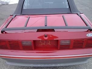1987 Red Ford Mustang Convertible