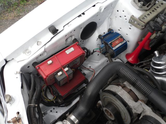 1987 Porche White Ford Mustang Convertible