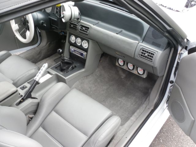 1987 Porche White Ford Mustang Convertible