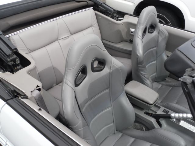 1987 Porche White Ford Mustang Convertible