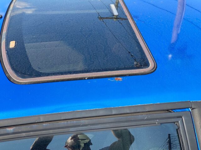 1987 Blue Ford Mustang Hatchback