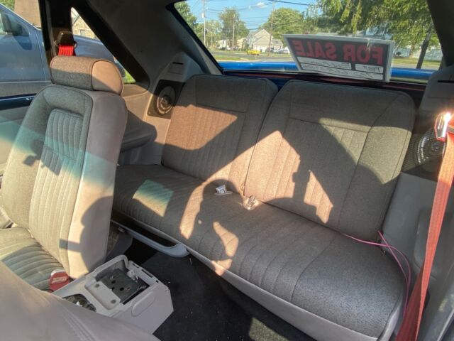 1987 Blue Ford Mustang Hatchback