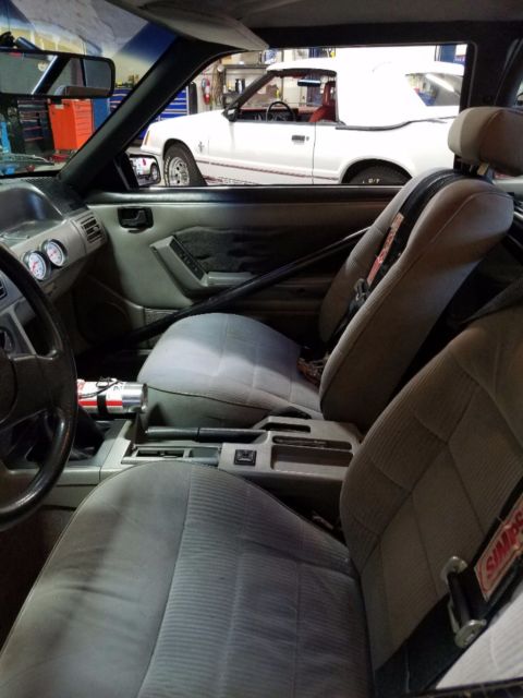 1987 Tuxedo Black/Violet Ford Mustang Coupe