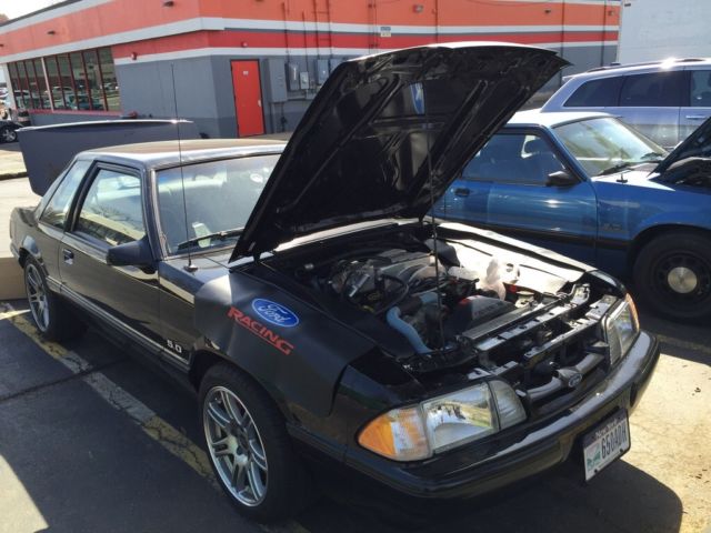 1987 Black Ford Mustang Coupe