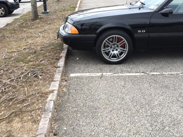 1987 Black Ford Mustang Coupe