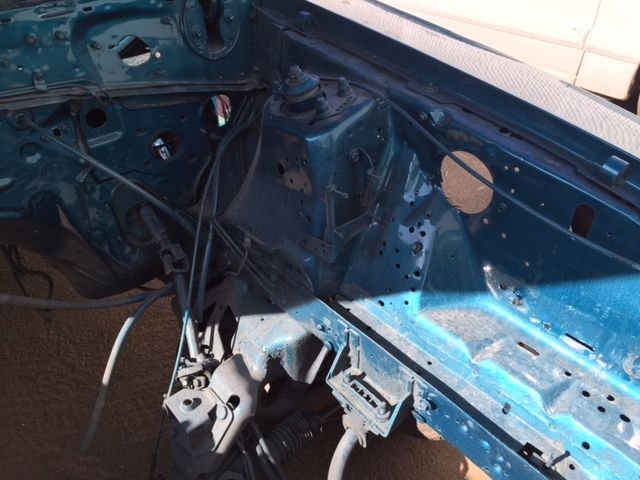 1987 Blue Ford Mustang Sedan