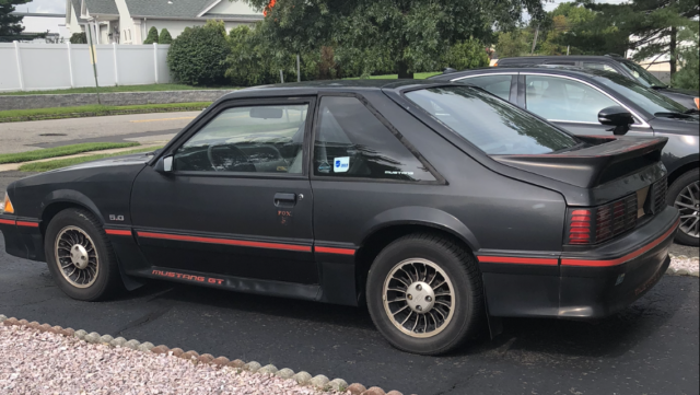 1987 Black Ford Mustang Fox Body