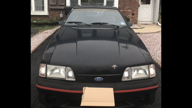 1987 Black Ford Mustang Fox Body