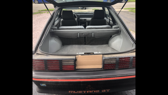 1987 Black Ford Mustang Fox Body
