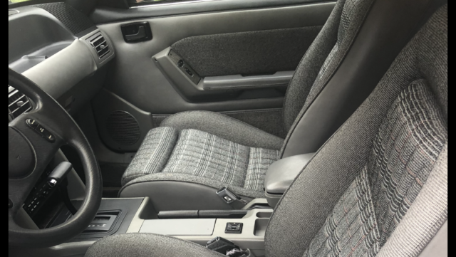 1987 Black Ford Mustang Fox Body