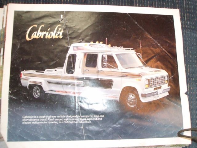 1987 White Ford E-Series Van Pickup