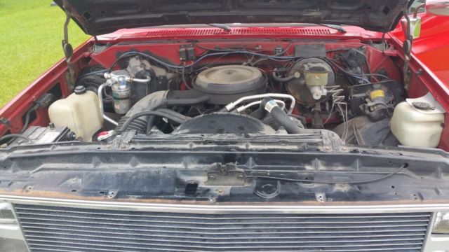 1987 Red Chevrolet C-10 Standard Cab Pickup