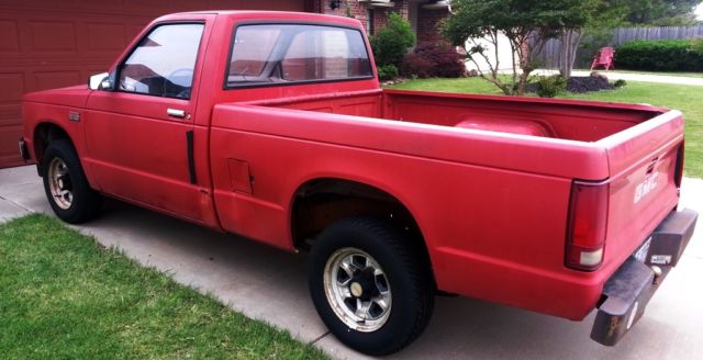 1987 Red GMC Sierra 1500 Standard Cab Pickup