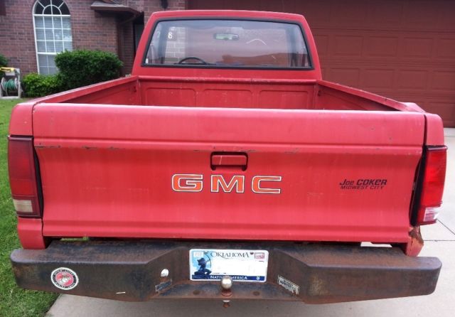 1987 Red GMC Sierra 1500 Standard Cab Pickup