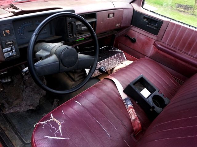 1987 Red GMC Sierra 1500 Standard Cab Pickup