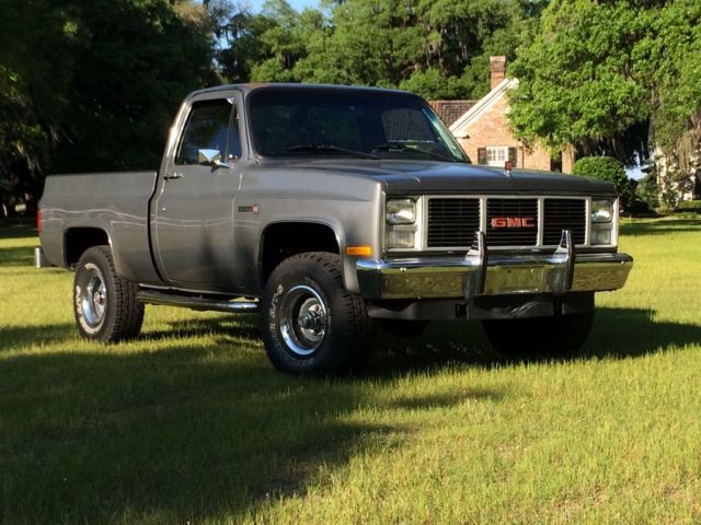 1987 Gray GMC Sierra 1500 Standard Cab Pickup