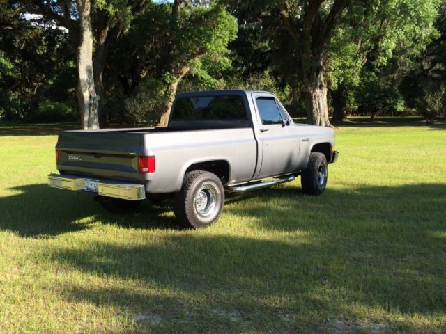 1987 Gray GMC Sierra 1500 Standard Cab Pickup