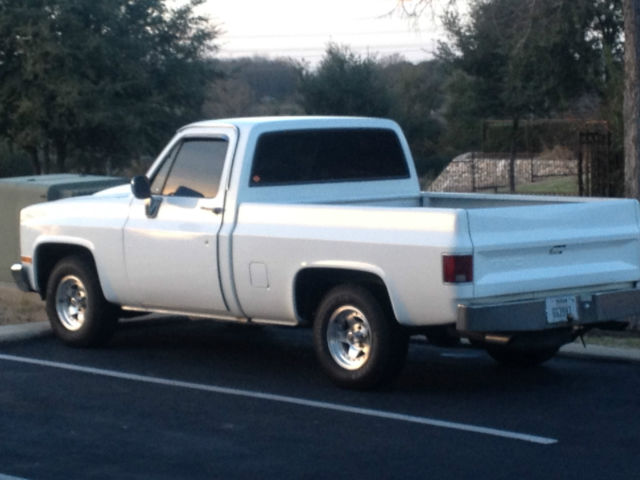 1987 White GMC Sierra 1500 Standard Cab Pickup