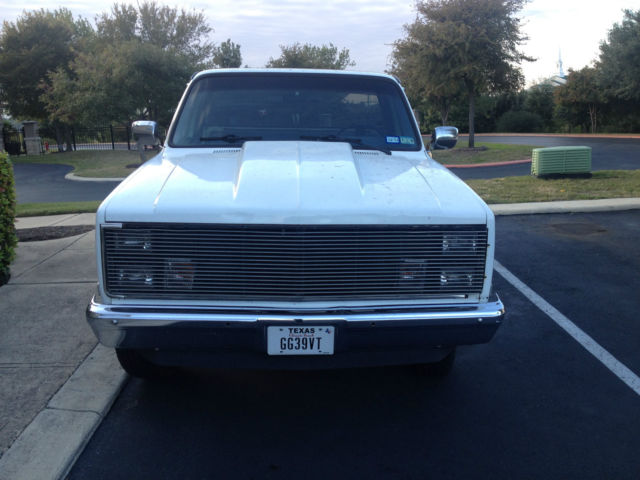 1987 White GMC Sierra 1500 Standard Cab Pickup