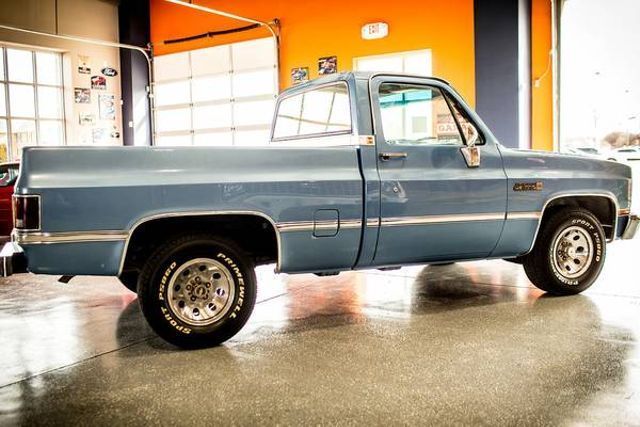 1987 Blue GMC Sierra Classic Pickup Truck