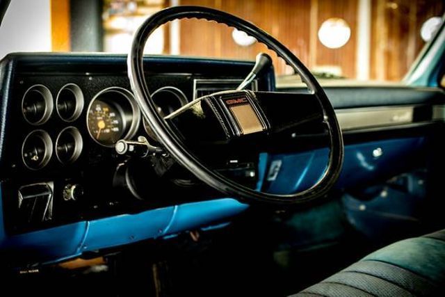 1987 Blue GMC Sierra Classic Pickup Truck