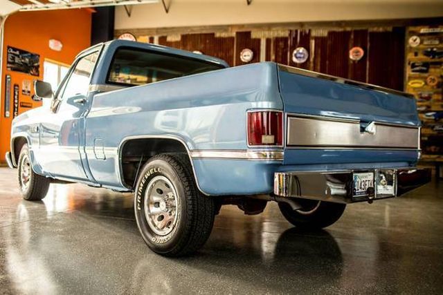 1987 Blue GMC Sierra Classic Pickup Truck