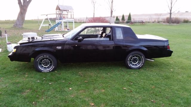 1987 Black Buick Grand National Coupe