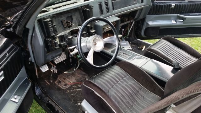 1987 Black Buick Grand National Coupe