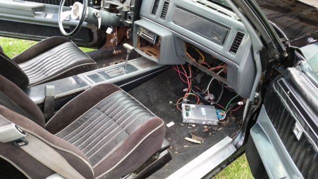 1987 Black Buick Grand National Coupe