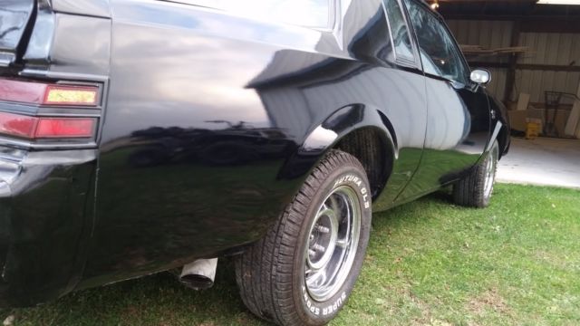 1987 Black Buick Grand National Coupe