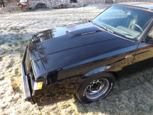 1987 Black Buick Grand National