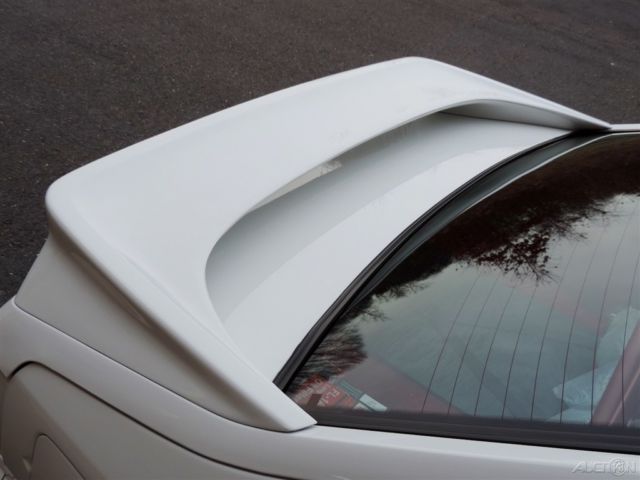 1987 White Ford Mustang Hatchback