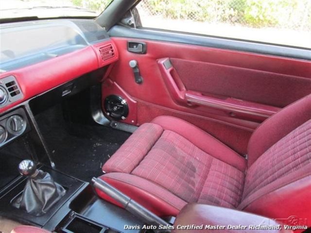 1987 Black Ford Mustang Hatchback