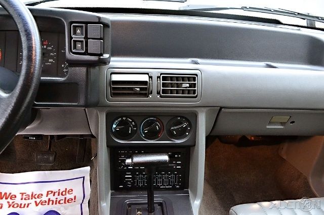 1987 Blue Ford Mustang Convertible