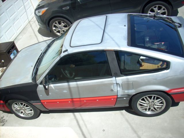 1987 Red Honda CRX Coupe