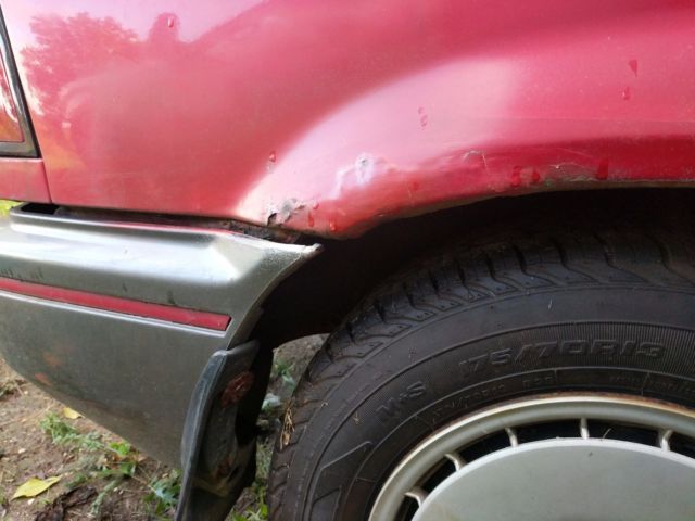 1987 Red Honda CRX Hatchback