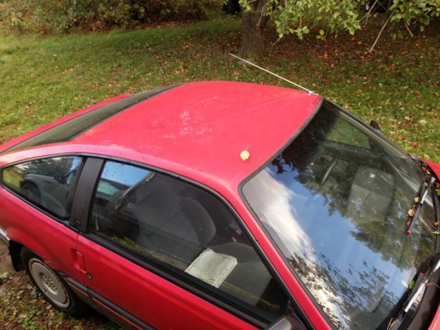 1987 Red Honda CRX Hatchback