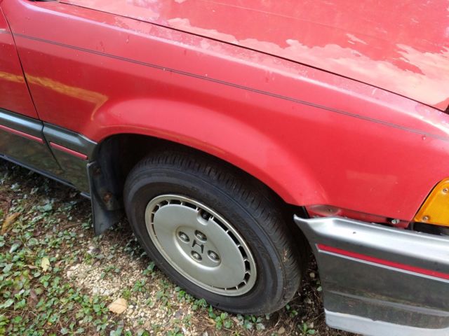 1987 Red Honda CRX Hatchback