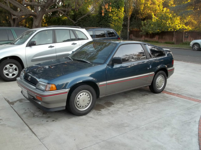 1987 Blue Honda CRX