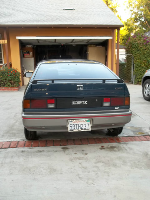 1987 Blue Honda CRX