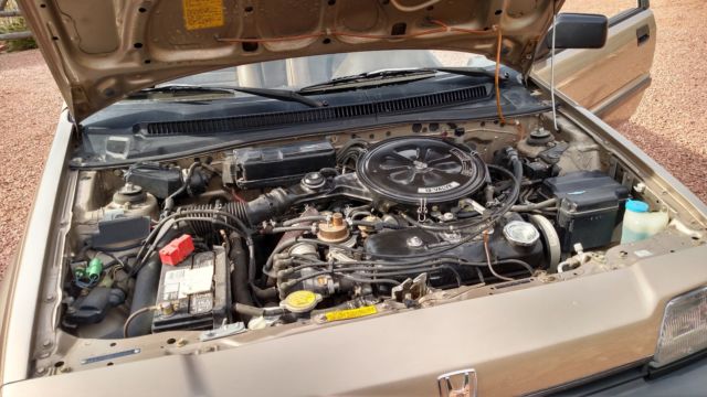 1987 Tan Honda Civic Hatchback