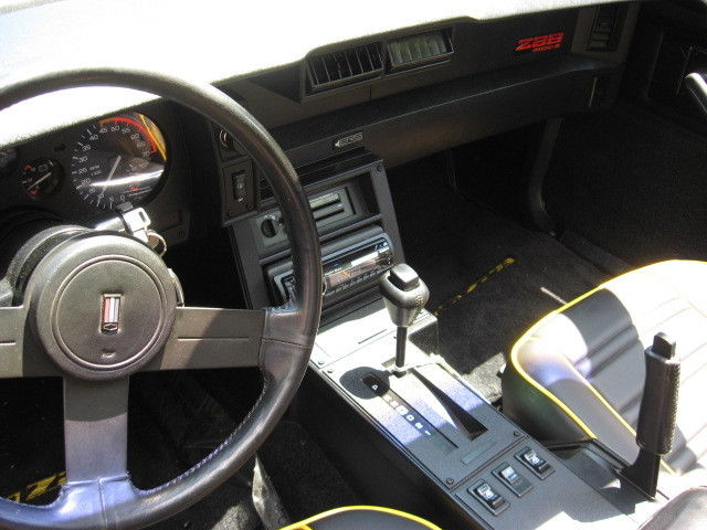 1987 Yellow Chevrolet Camaro