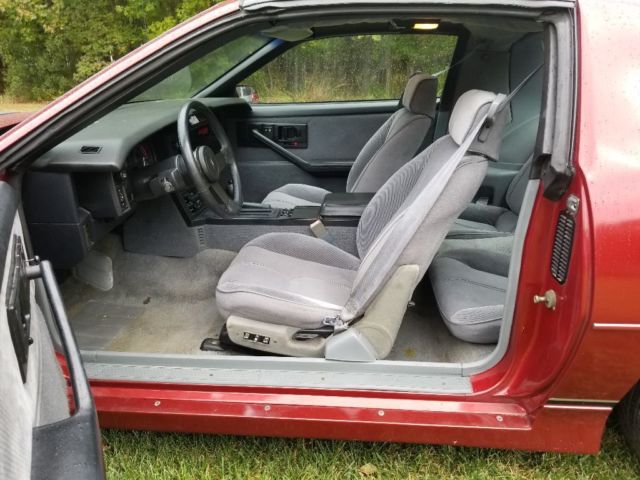 1987 Burgundy Chevrolet Camaro Coupe