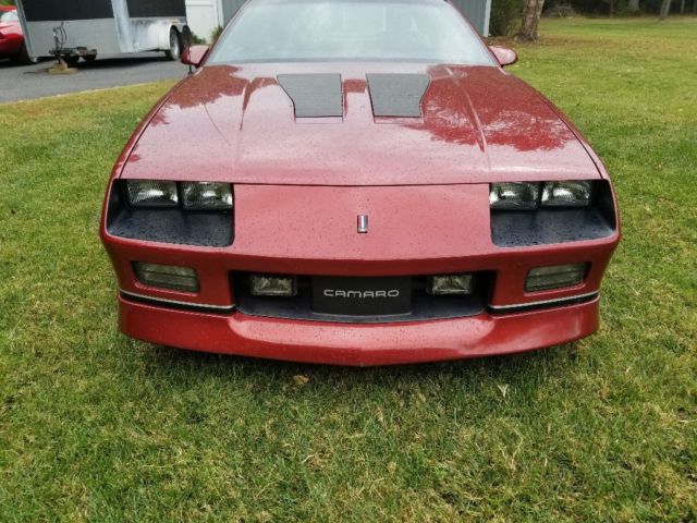 1987 Burgundy Chevrolet Camaro Coupe