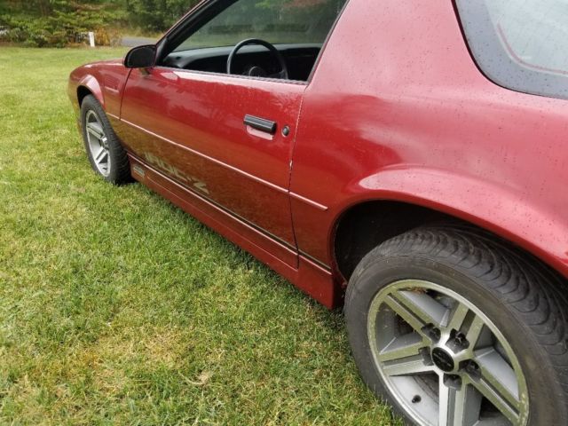 1987 Burgundy Chevrolet Camaro Coupe