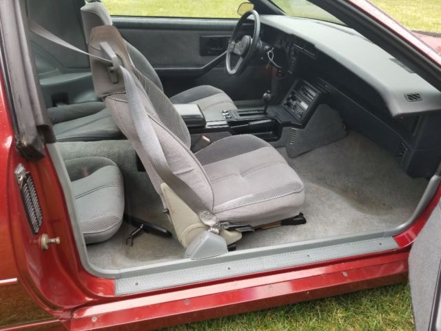1987 Burgundy Chevrolet Camaro Coupe