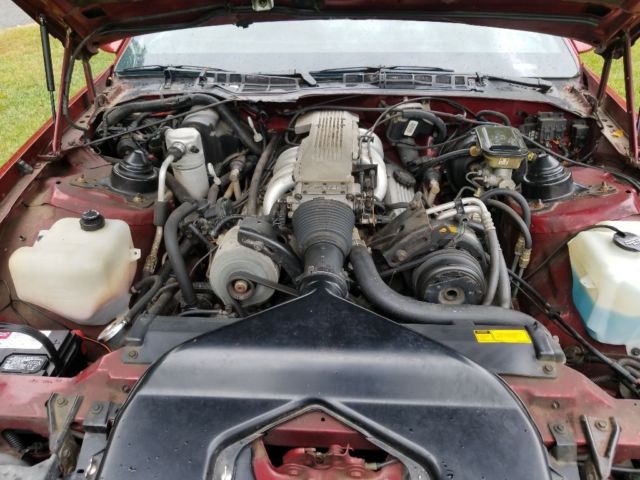 1987 Burgundy Chevrolet Camaro Coupe